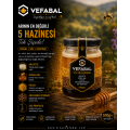 5'Lİ ARI ÜRÜNLERİ KARIŞIMI ( BAL - POLEN - ARI EKMEĞİ (PERGA ) - SIVI PROPOLİS - ARI SÜTÜ ) - NET 500 gr 